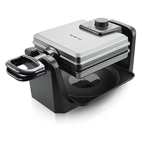  [아마존베스트]Emerio WM-110984 Revolving Waffle Iron - 1000 Watt - For Belgian Waffles