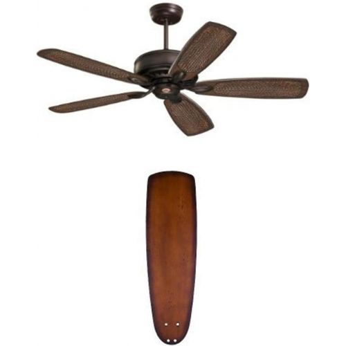  Emerson CF921ORB Avant Eco Energy Star Indoor Ceiling Fan, 54-Inch, 60-Inch or 72-Inch Blade Span, Oil Rubbed Bronze Finish with Emerson G54HO Accessory Blades, 22-Inch, Honey Oak