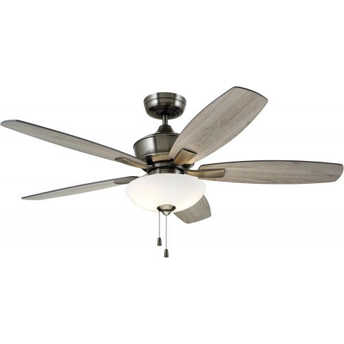  Emerson CF825ORB Lindell 52-inch Transitional Ceiling Fan with Reversible Blades, 5-Blade Ceiling Fan with LED Lighting