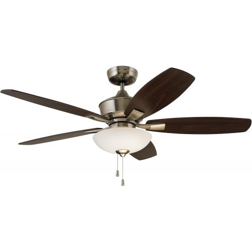  Emerson CF825ORB Lindell 52-inch Transitional Ceiling Fan with Reversible Blades, 5-Blade Ceiling Fan with LED Lighting