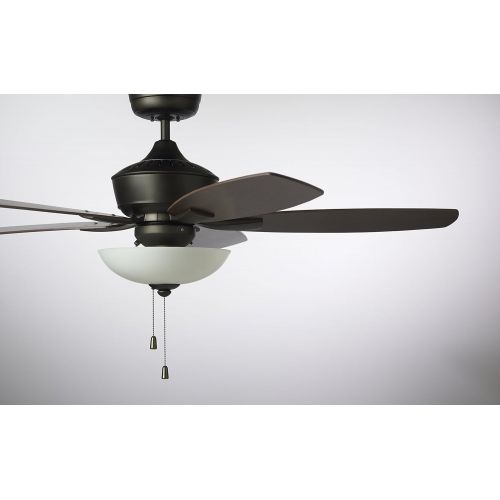  Emerson CF825ORB Lindell 52-inch Transitional Ceiling Fan with Reversible Blades, 5-Blade Ceiling Fan with LED Lighting