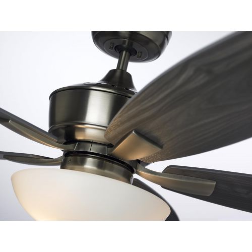  Emerson CF825ORB Lindell 52-inch Transitional Ceiling Fan with Reversible Blades, 5-Blade Ceiling Fan with LED Lighting