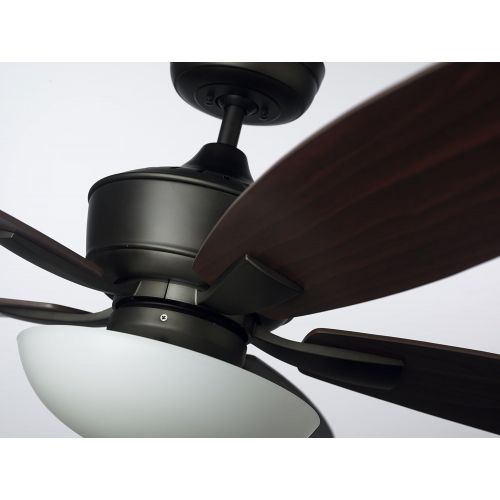  Emerson CF825ORB Lindell 52-inch Transitional Ceiling Fan with Reversible Blades, 5-Blade Ceiling Fan with LED Lighting