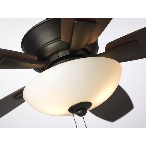  Emerson CF825ORB Lindell 52-inch Transitional Ceiling Fan with Reversible Blades, 5-Blade Ceiling Fan with LED Lighting