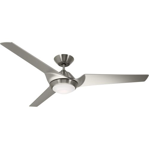  Emerson CF275BQ 60-inch Modern Sweep Eco Ceiling Fan, 3-Blade Ceiling Fan with LED Lighting and 6-Speed Wall Control