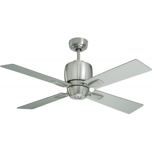  Emerson CF230BS Veloce 46-Inch Ceiling Fan with Light and Remote, Brushed Steel Finish