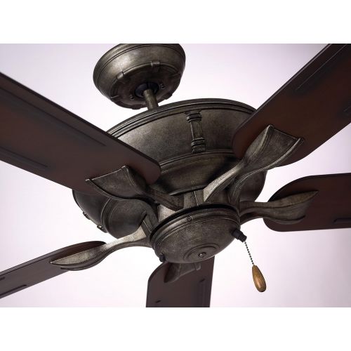  Emerson Ceiling Fans CF610VS Wet Rated Welland Indoor Outdoor Ceiling Fan with 54-inch Blades, Vintage Steel Finish