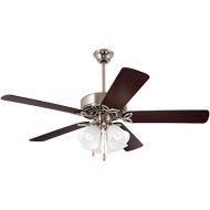 Emerson CF711BS, Pro Series II Brushed Steel 50 Ceiling Fan with Light