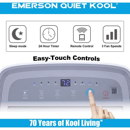  Emerson Quiet Kool 10,000 BTU Portable Air Conditioner with Remote Control