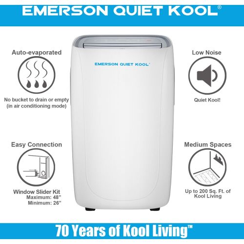  Emerson Quiet Kool 10,000 BTU Portable Air Conditioner with Remote Control