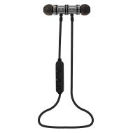 Emerson Radio Emerson Wireless In-Ear Sweat Proof Bluetooth Earbuds Headphones with Universal Mic and Remote and Magnetic attraction ER106002