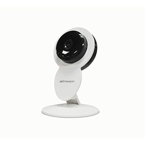  Emerson Radio Emerson WiFi Baby Monitor/Pet Nanny Camera, Two Way Audio, Night Vision, Temperature Monitor, Pan/Tilt, Motion Detection, HD, 1080P, White (ER108002)