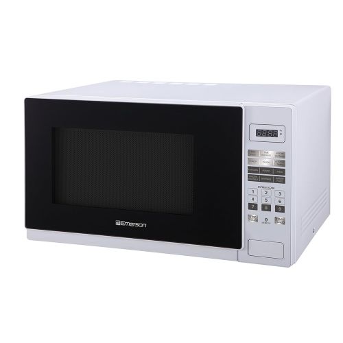  Emerson Radio Emerson ER105001 1.1 cu. ft. 1000W, Touch Control Counter Top Microwave Oven, White