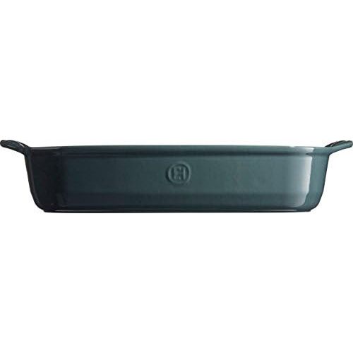  [아마존베스트]Emile Henry 979654 France Ovenware Ultime Rectangular Baking Dish, 16.5 x 10.6, Blue Flame