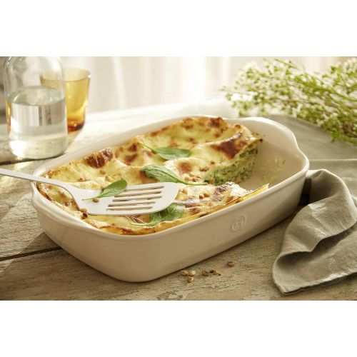  [아마존베스트]Emile Henry 979654 France Ovenware Ultime Rectangular Baking Dish, 16.5 x 10.6, Blue Flame