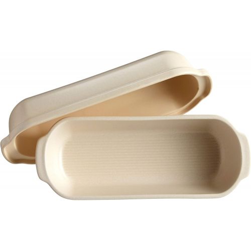  [아마존베스트]Emile Henry Italian 13.4 x 5.3 inches, Linen Bread Baker