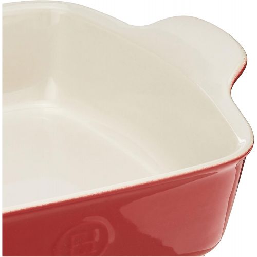  Emile Henry Made In France HR Modern Classics Square Baking Dish 8 x 8 / 2 Qt, Red