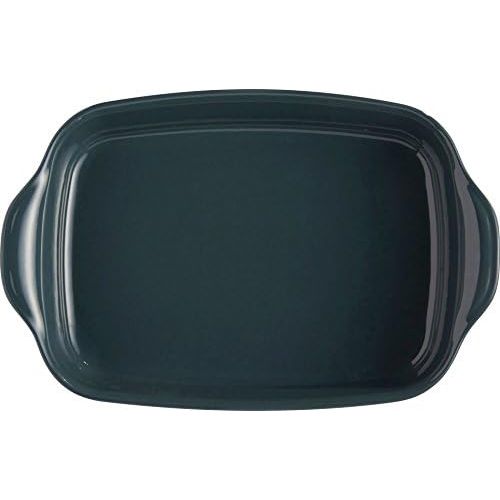  [아마존베스트]Emile Henry France Ovenware Ultime Rectangular Baking Dish, 14.2 x 9.1, Blue Flame