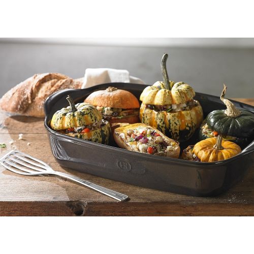  [아마존베스트]Emile Henry France Ovenware Ultime Rectangular Baking Dish, 14.2 x 9.1, Blue Flame