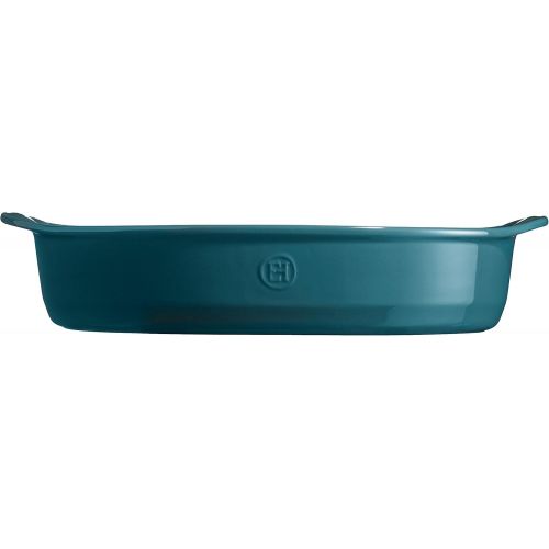  [아마존베스트]Emile Henry Ultime Large Oval Oven Dish, 4 quart, Blue Flame