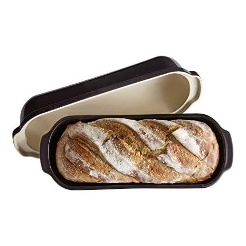  [아마존베스트]Emile Henry EH349503 Ceramic Farmhouse Bread Bakeware, 39.5 x 16.5 x 15 cm