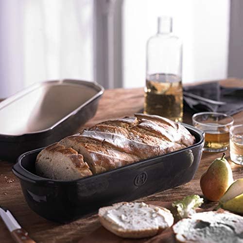  [아마존베스트]Emile Henry EH349503 Ceramic Farmhouse Bread Bakeware, 39.5 x 16.5 x 15 cm