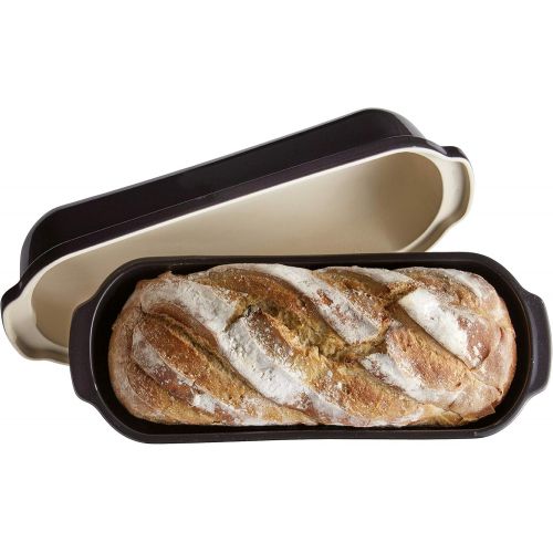  [아마존베스트]Emile Henry EH349503 Ceramic Farmhouse Bread Bakeware, 39.5 x 16.5 x 15 cm