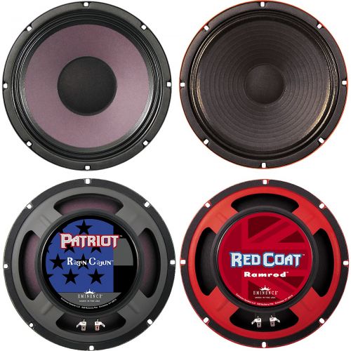  Eminence},description:The affordable Eminence Ragin Rock 10 Speaker Tone Kit features 2 pairs of Eminence speakers”a pair of Red Coat Ramrod 10 75W Guitar Speakers and a pair of RA