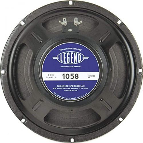  Eminence Legend 1058 10 Guitar Speaker, 75 Watts at 8 Ohms