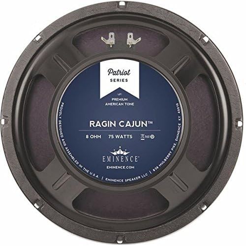  EMINENCE Patriot Ragin Cajun 10 Guitar Speaker, 75 Watts at 8 Ohms (RAGINCAJUN)