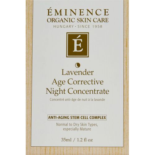  Eminence Lavender Age Corrective Night Concentrate, Normal To Dry Skin, Especially Mature, 1.2 Ounce