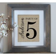 /EmmaAndTheBean Party of 5 Sign, Farmhouse Decor, Party of 5, Farmhouse Style, Pregnancy Announcement, Gallery Wall, Gallery Wall Decor, Rustic Home Decor