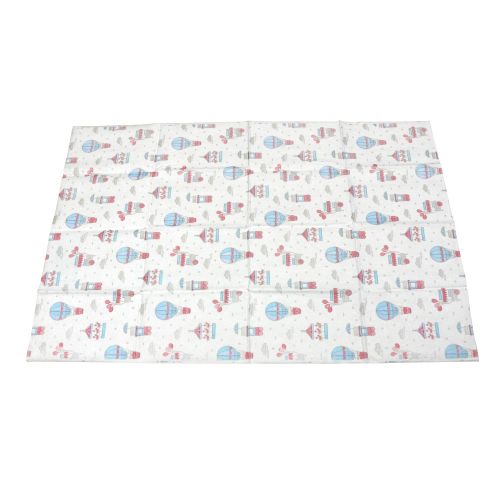  Emmzoe Disposable Sanitary Diaper Changing Table Mat Pads - Germ Protection, Soft, Leakproof - Sea Life (18 x 27 - 25 Pack)
