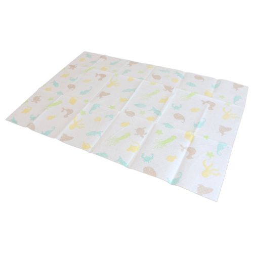  [아마존베스트]Emmzoe Disposable Sanitary Diaper Changing Table Mat Pads - Germ Protection, Soft, Leakproof - Sea Life (18 x 27 - 25 Pack)