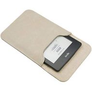 Emoly Leather Kindle Sleeve for Kindle Paperwhite 7 E-Reader - Protective Insert Sleeve Case Cover Bag Fits Kindle Paperwhite 10th Generation 2019 / 9th Generation 2017, Khaki