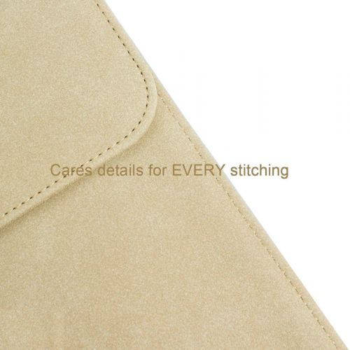  Emoly Leather Kindle Sleeve for Kindle Paperwhite 7 E-Reader - Protective Insert Sleeve Case Cover Bag Fits Kindle Paperwhite 10th Generation 2019 / 9th Generation 2017, Khaki