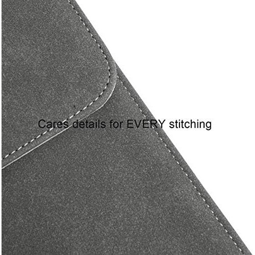  Emoly Leather Kindle Sleeve for Kindle Paperwhite 7 E-Reader - Protective Insert Sleeve Case Cover Bag Fits Kindle Paperwhite 10th Generation 2019 / 9th Generation 2017, Gray