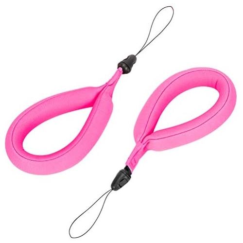  Emoly Waterproof Camera Float, Waterproof Float Strap for Underwater Camera and Waterproof Life Pouch Case for Waterproof Underwater Camera Camcorders Phones (2020,Pink)