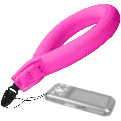  Emoly Waterproof Camera Float, Waterproof Float Strap for Underwater Camera and Waterproof Life Pouch Case for Waterproof Underwater Camera Camcorders Phones (2020,Pink)