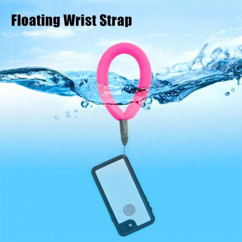  Emoly Waterproof Camera Float, Waterproof Float Strap for Underwater Camera and Waterproof Life Pouch Case for Waterproof Underwater Camera Camcorders Phones (2020,Pink)