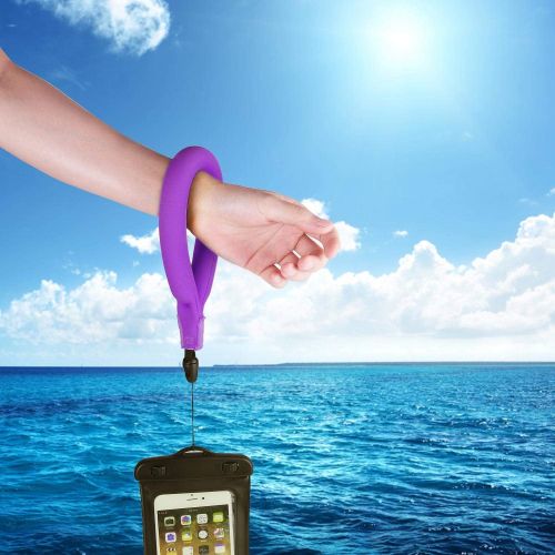  Emoly Waterproof Camera Float, Waterproof Float Strap for Underwater Camera and Waterproof Life Pouch Case for Waterproof Underwater Camera Camcorders Phones (2020,Blue)