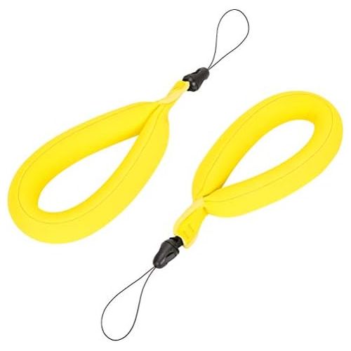  Emoly Waterproof Camera Float, Waterproof Float Strap for Underwater Camera and Waterproof Life Pouch Case for Waterproof Underwater Camera Camcorders Phones (2020,Yellow)