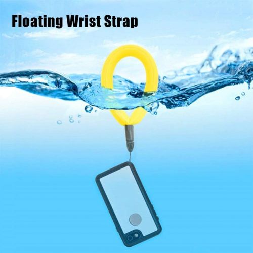  Emoly Waterproof Camera Float, Waterproof Float Strap for Underwater Camera and Waterproof Life Pouch Case for Waterproof Underwater Camera Camcorders Phones (2020,Yellow)