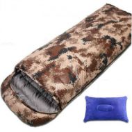 Emonia Adult 4 Season Sleeping Bag Single Outdoor Sports Thick Warm Hiking Camping Mountaineering (Color : B, Size : 2.6kg)