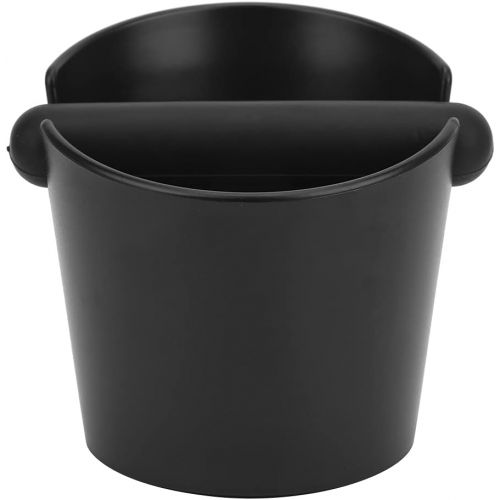  Emoshayoga Coffee Ground Container Coffee Slag Grounds Bucket Durable Large Capacity Coffee Knock Box Premium with Rubber for Coffee Ground for Espresso Machines(Exposure)