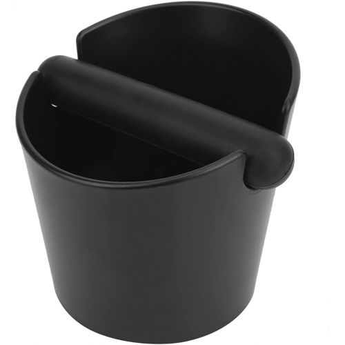  Emoshayoga Coffee Ground Container Coffee Slag Grounds Bucket Durable Large Capacity Coffee Knock Box Premium with Rubber for Coffee Ground for Espresso Machines(Exposure)