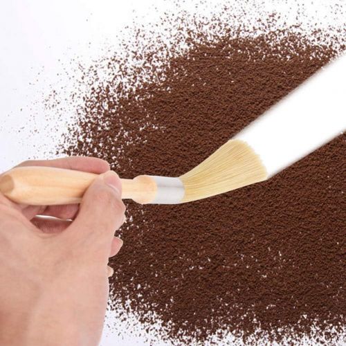  Emoshayoga Coffee Grinder Cleaning Brush Espresso Machine Wood Dusting Brush Accessories Coffee Tool Barista Home Kitchen
