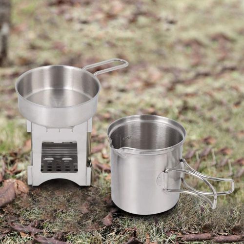  Emoshayoga Wood Stove, Portable Camping Wood Stove Compact for Outdoor Activities