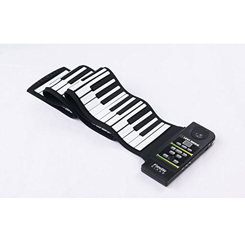  Emperor of Gadgets  Electronic Piano Keyboard  Silicon Flexible Roll up Piano with Loud Speaker and Foot Pedal(88 Key)