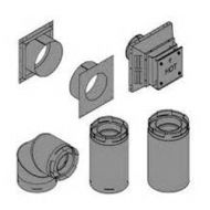 Empire Comfort Systems DVVK4TP Horizontal Top Vent Kit for Tahoe Fireplaces,